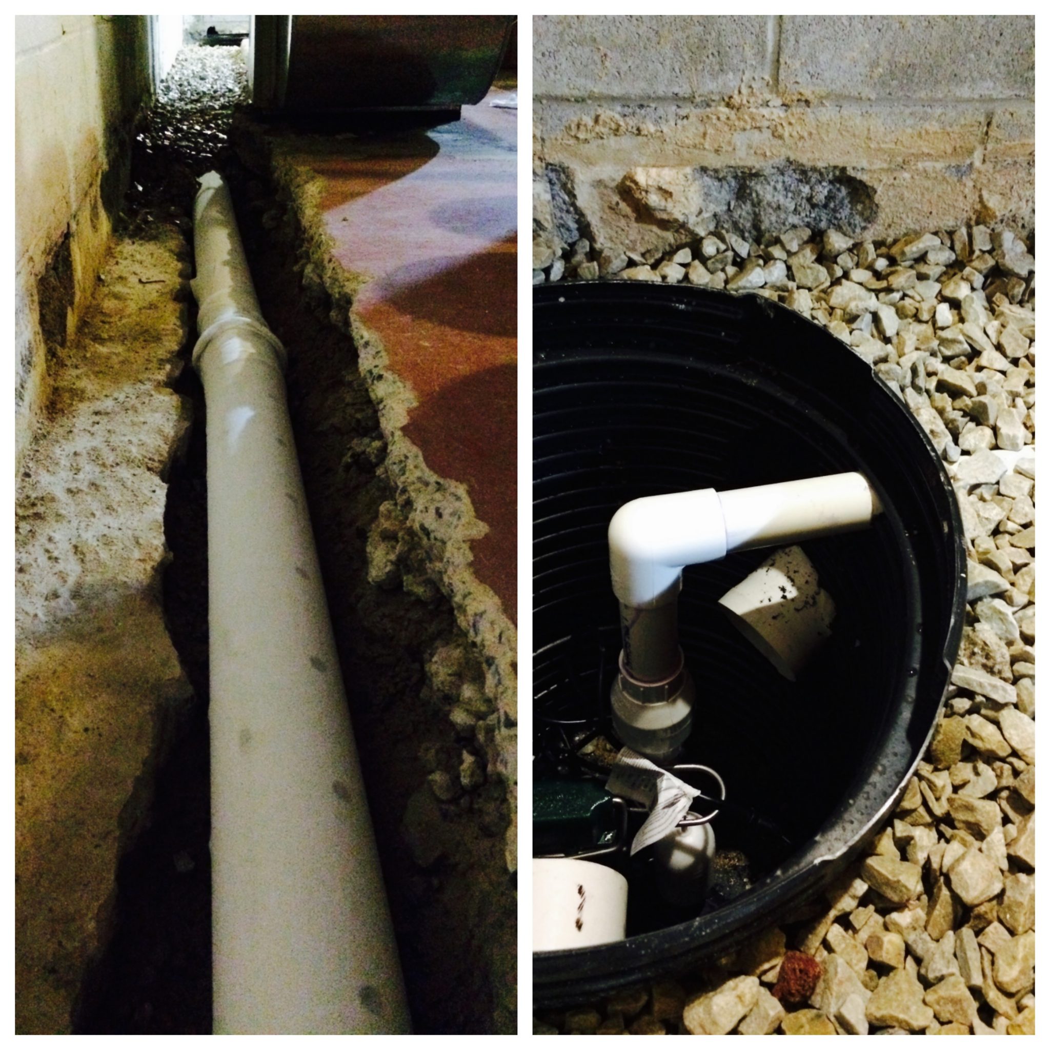 drain french system installation pa