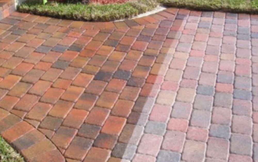 Hardscape Paver Cleaning & Sealing
